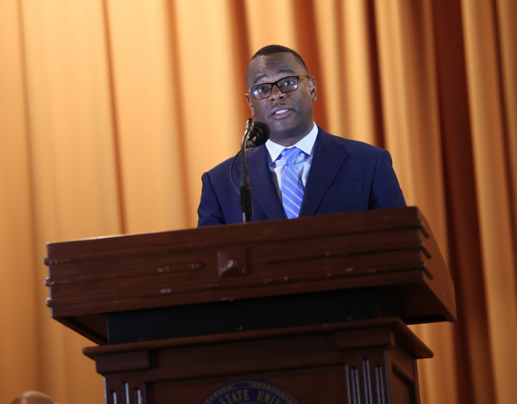 President Thomas K. Hudson (Charles A. Smith/University Communications)