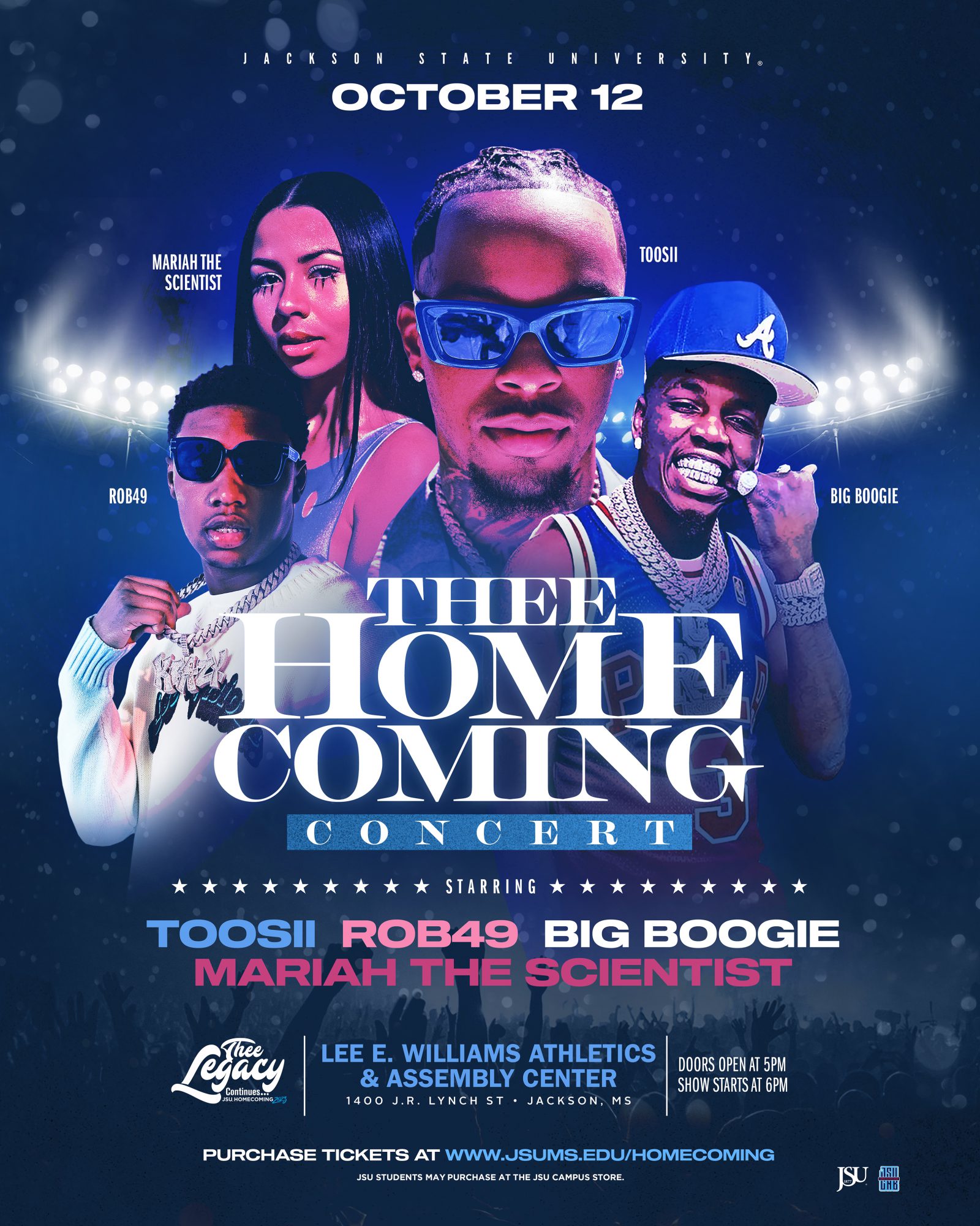 JSU announces artist lineup for "THEE Legacy Continues…"