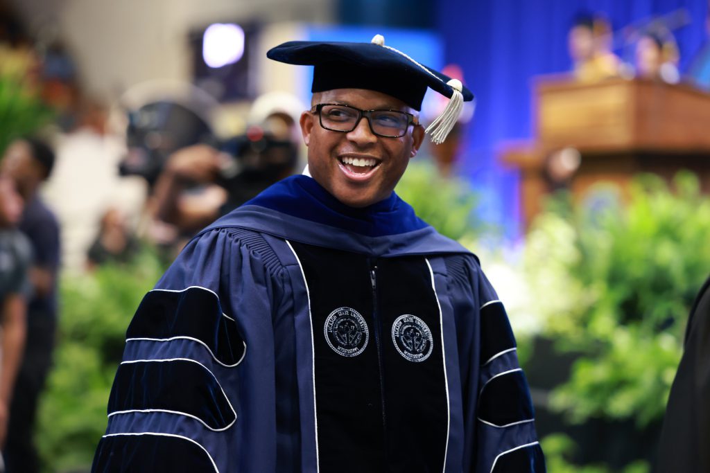 U.S. Senator Laphonza Butler keynotes JSU commencement ceremony, invites graduates to take risks as they “flip the bag” 