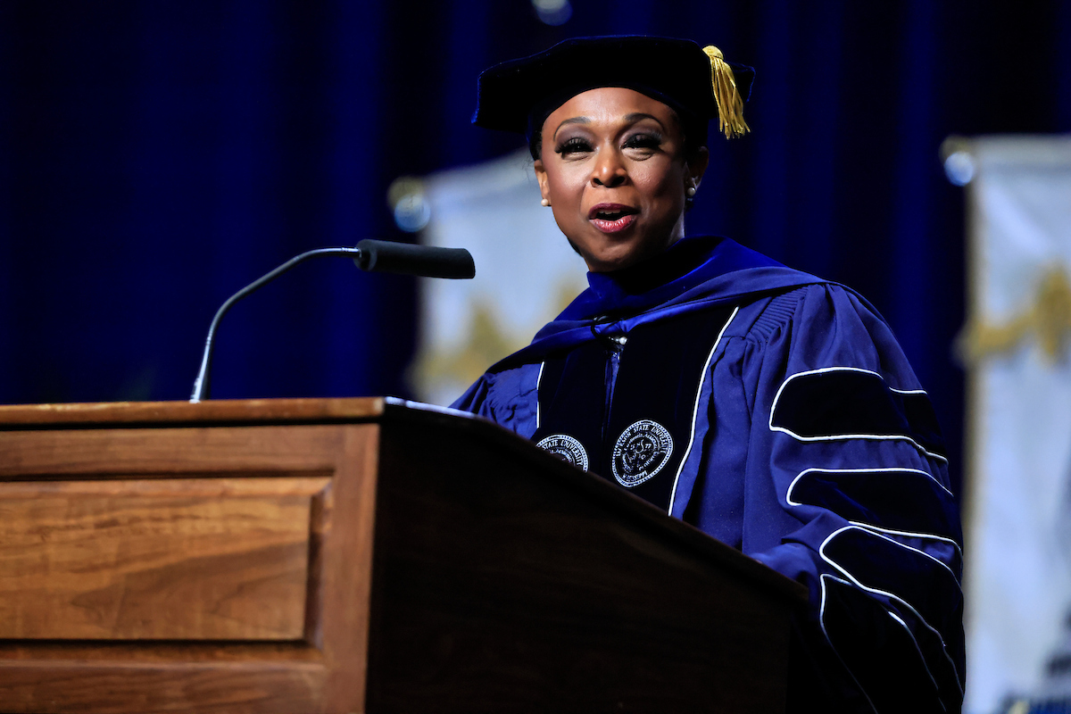 JSU’s Tillman and Searcy-Pate inspire graduates to moisturize, tap into gifts and overcome fear 