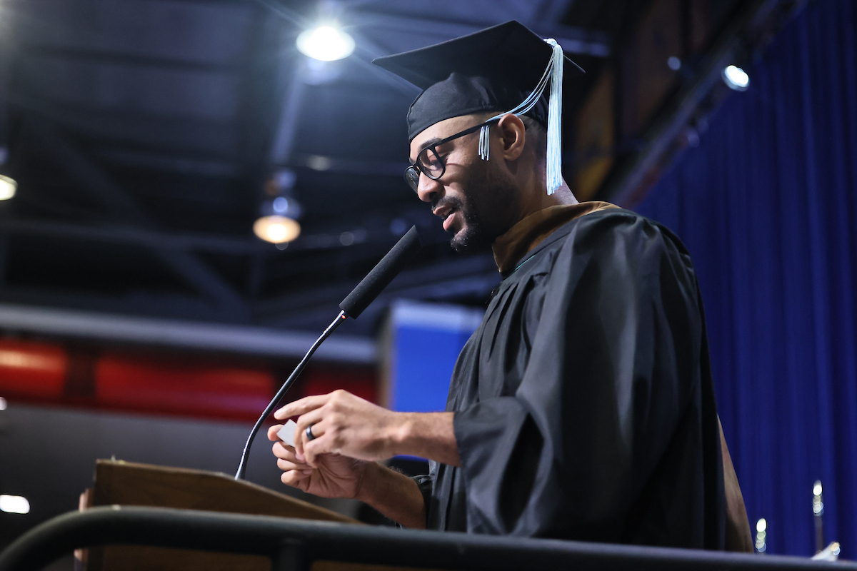 faculty member speaking